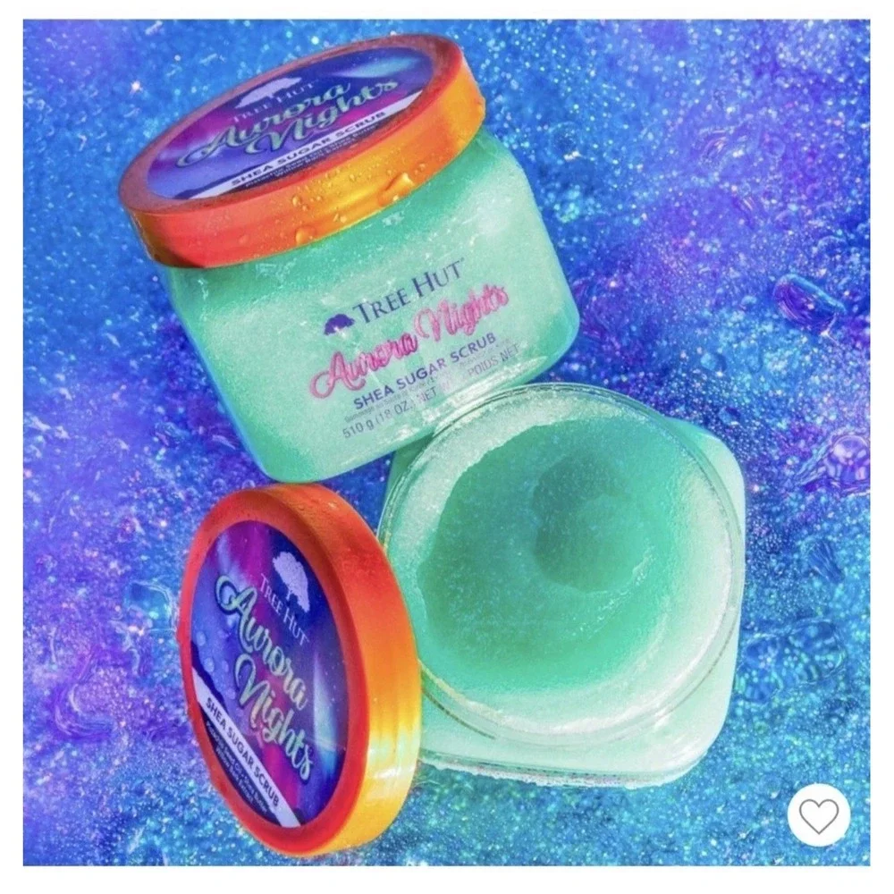 Tree Hut Aurora Nights Shea Sugar Scrub 18oz 3-Pack Pistachio Oil Shea Butter‎